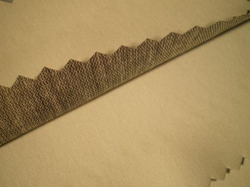 Tessuto in cotone o misto poliestere rivestito con schiuma acrilica